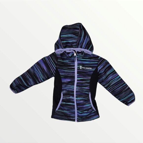 Free Country Girls' Hooded Softshell Jacket size 4 - Picture 4 of 10
